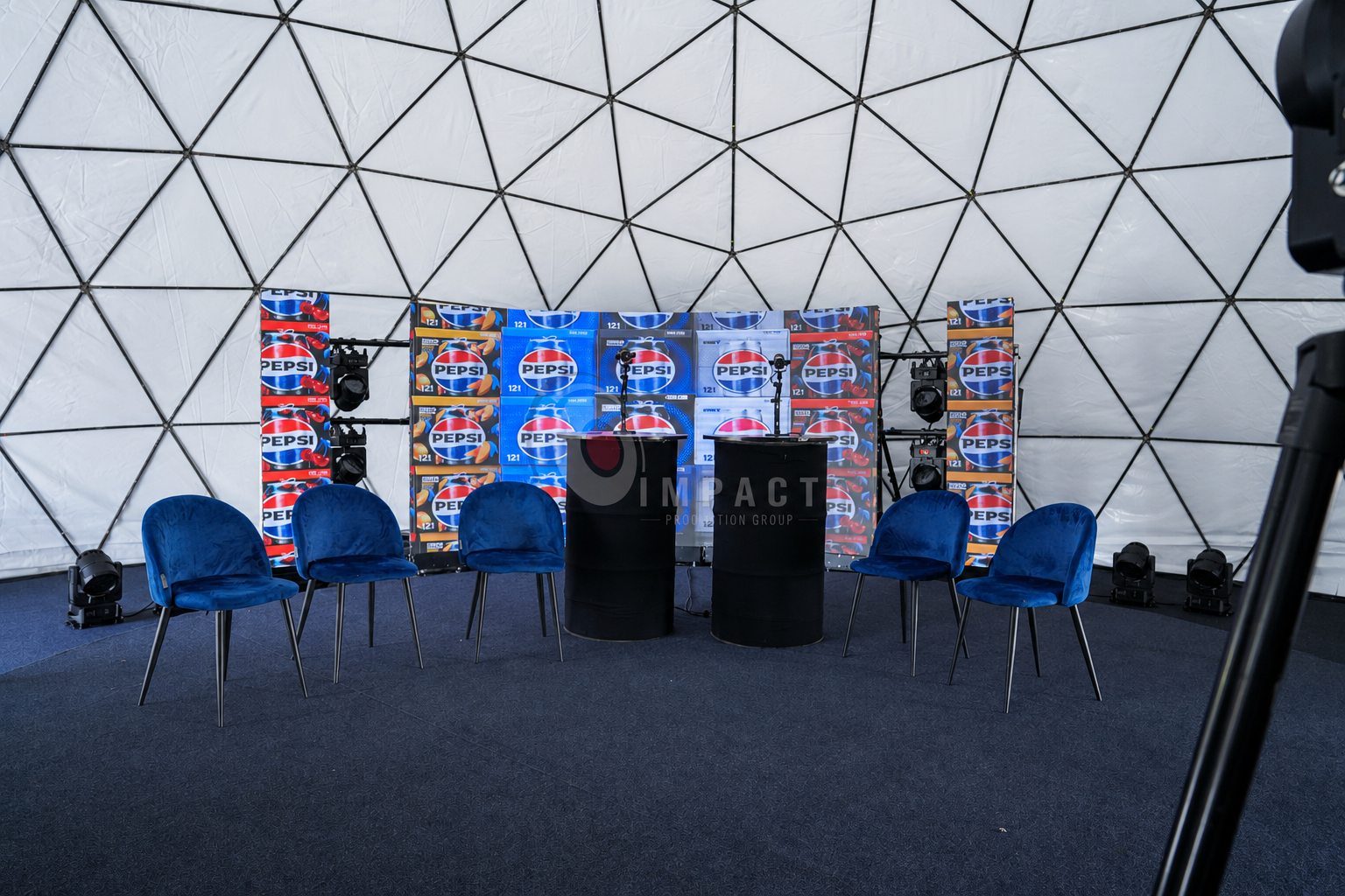 Corporate event venue Mauritius Grand Dome conference setup at SPARC