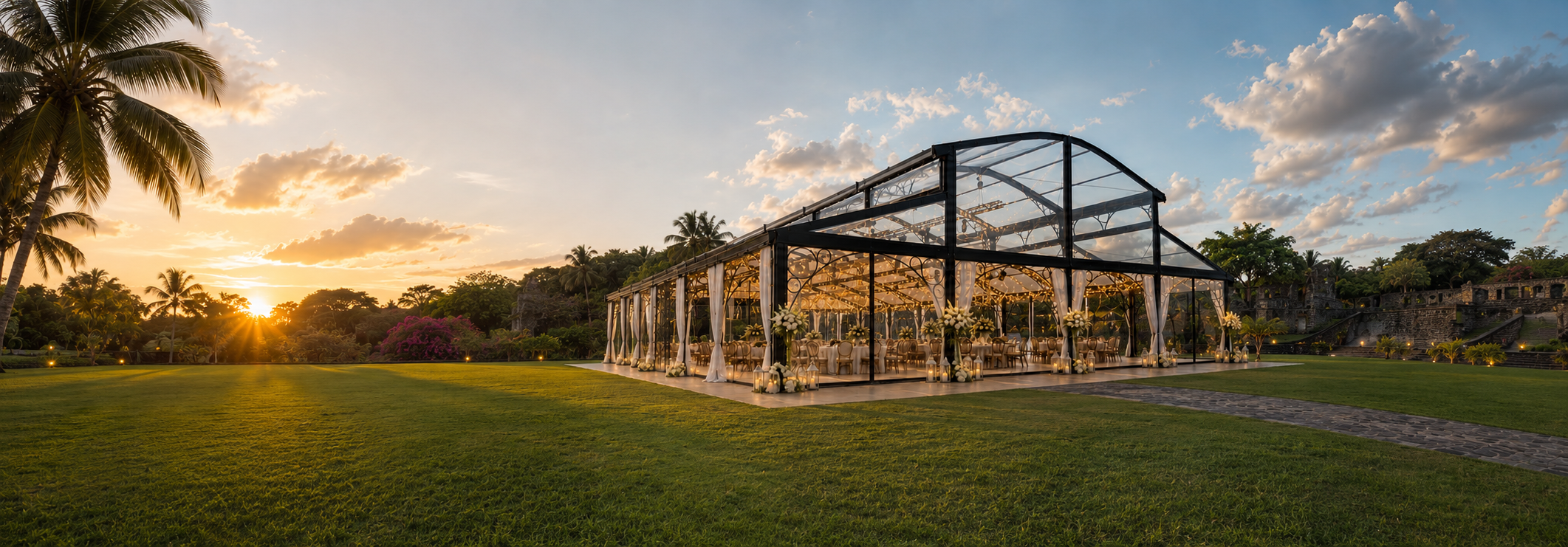 The Orangeraie at the Ruins of Balaclava premium event venue in Mauritius
